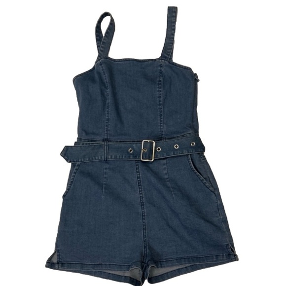 Mebon NWT Denim‎ Romper, Size S. - Picture 1 of 7